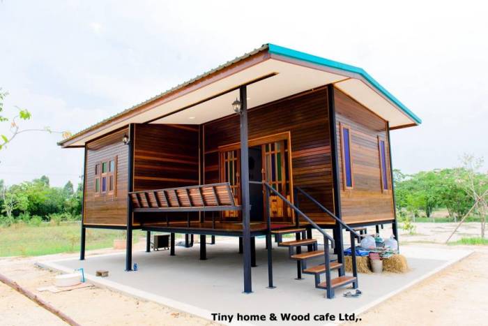 Knock wooden traditional down system house sale minahasa indonesia