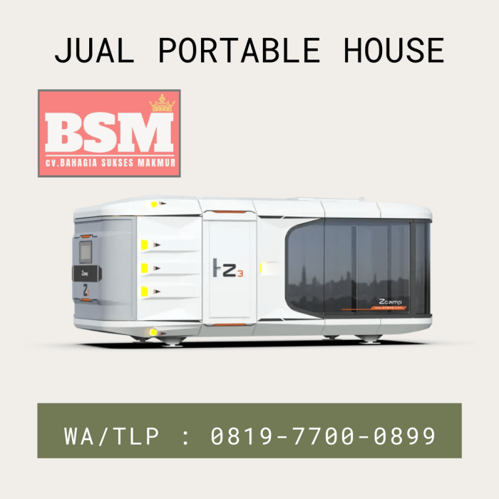 Harga rumah portable di indonesia