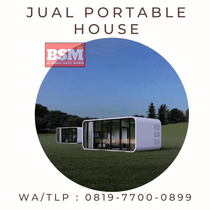 Harga rumah portable di indonesia