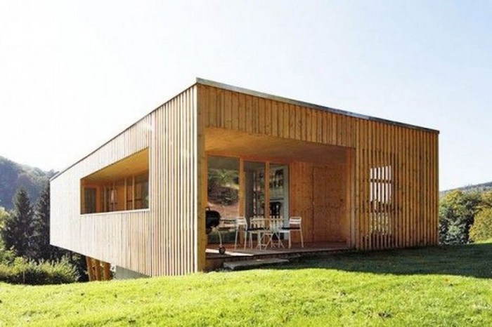 Wooden inspiring charming minimalist house ideas