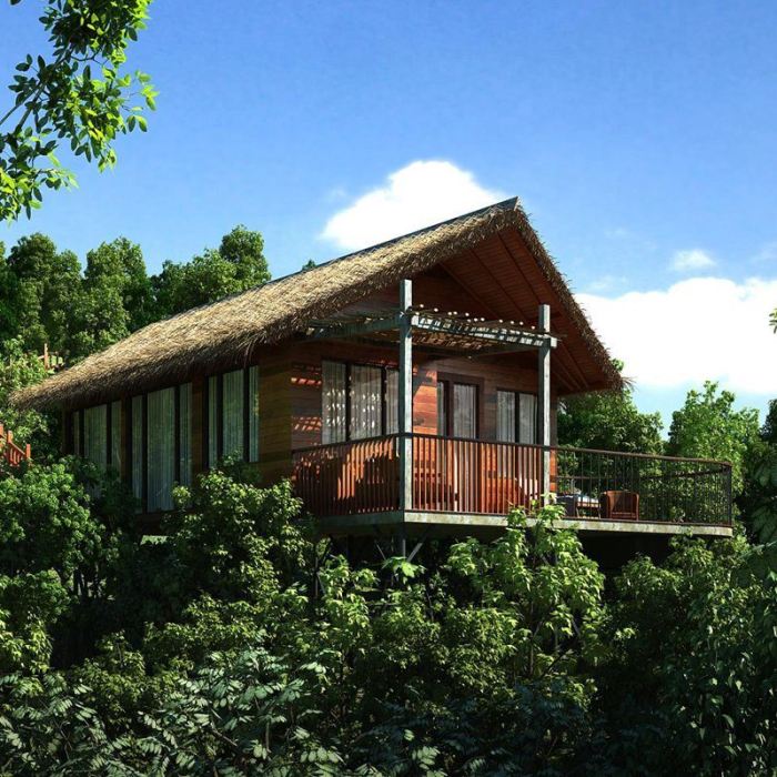 Wooden prefab timber n003 cabins