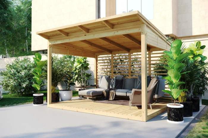 Harga gazebo kayu sederhana