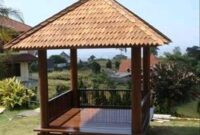 Promo Jasa Pembuatan Rumah Kayu Villa Cottage Pendopo Gazebo Saung Kayu Minimalis Modern Termurah Di Kalimantan Utara