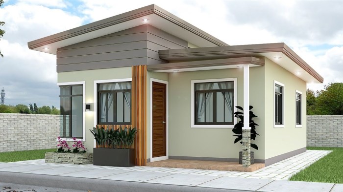 Desain rumah 6x6 sederhana