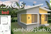 Desain rumah 5x6 1 kamar