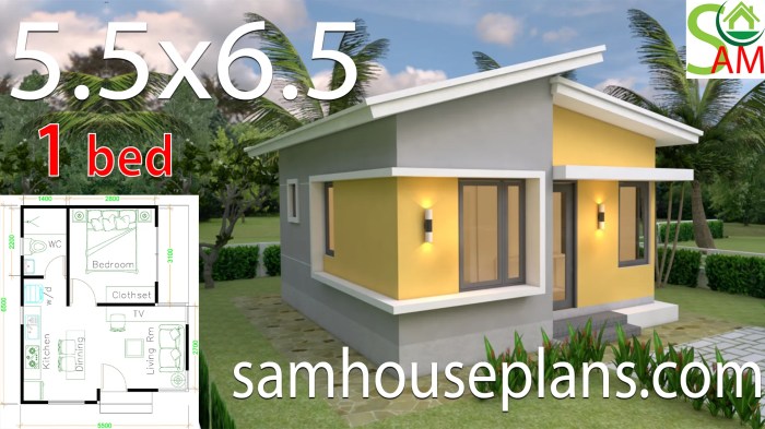 Desain rumah 5x6 1 kamar