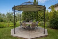 Gazebo dari besi hollow