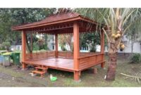 Promo Jasa Pembuatan Rumah Kayu Villa Cottage Pendopo Gazebo Saung Kayu Minimalis Modern Termurah Di Bengkayang