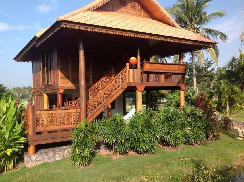 House wood thai teak build