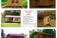 Knock wooden traditional down system house sale minahasa indonesia