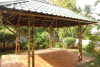 Rumah gazebo bambu