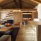 Wooden modern minimalist house interior model contemporary wood houses room