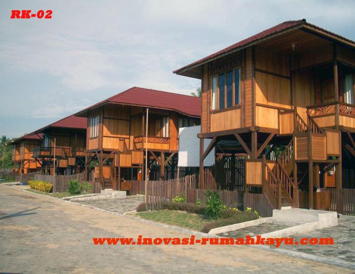 Wooden house quality high rumah