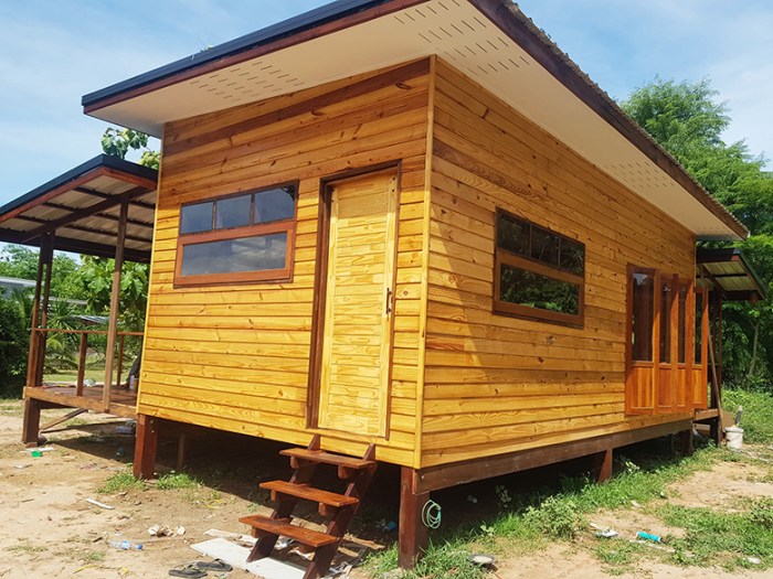 House wooden ethnic knock down indonesian