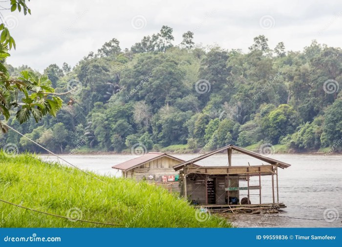 Rumah kayu kalimantan