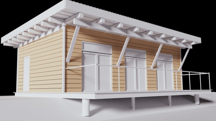 Model rumah kayu sederhana