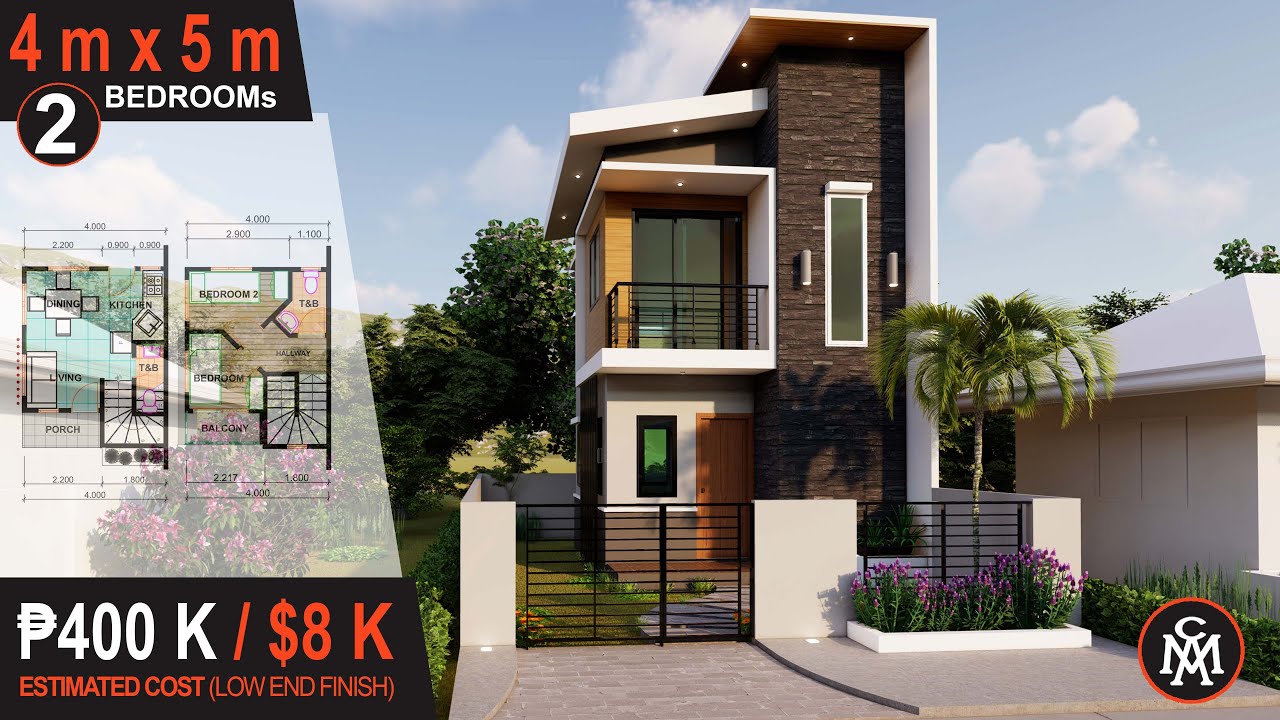 Denah rumah kayu minimalis 2 lantai type 36